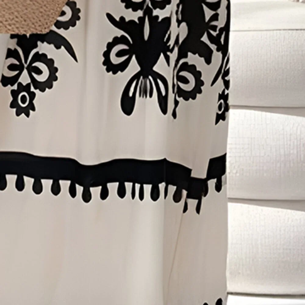 Printed Spaghetti Strap Sleeveless Maxi Dress - Picture 4 of 5
